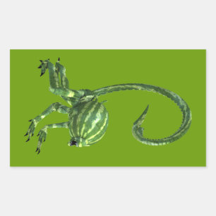 Sticker Rectangulaire Créature de la tête de melon