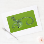 Sticker Rectangulaire Créature de la tête de melon (Enveloppe)