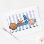 Sticker Rectangulaire Créatures marines nautiques (Enveloppe)