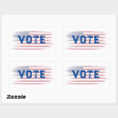 Sticker Rectangulaire Crédit Bleu personnalisable (Feuille)