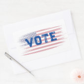 Sticker Rectangulaire Crédit Bleu personnalisable (Enveloppe)