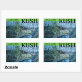STICKER RECTANGULAIRE CREEK KUSH FROID (Feuille)