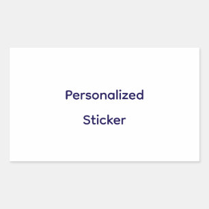 Sticker Rectangulaire Créez votre personnalisation