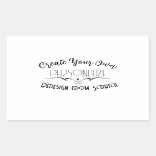 Sticker Rectangulaire Créez votre propre