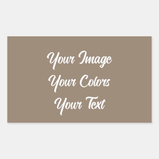 Sticker Rectangulaire Créez votre propre (Devant)