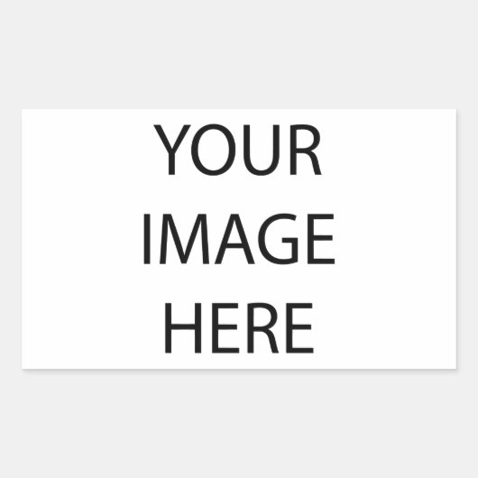 Sticker Rectangulaire Créez votre propre (Devant)