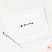 Sticker Rectangulaire Créez votre propre blanc (Enveloppe)