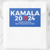 Sticker Rectangulaire Créez votre propre Kamala Harris 2024 (Sac)