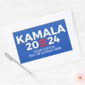 Sticker Rectangulaire Créez votre propre Kamala Harris 2024 (Enveloppe)