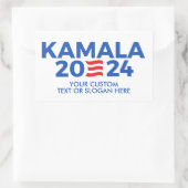 Sticker Rectangulaire Créez Votre Propre Kamala Harris 2024 Sti Rectangu (Sac)