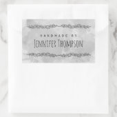 Sticker Rectangulaire Créez Votre Propre Main Personnalisée Fabriquée Pa (Sac)