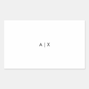Sticker Rectangulaire Créez Votre Propre Modèle