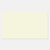 Sticker Rectangulaire Crème beige pâle (Devant)