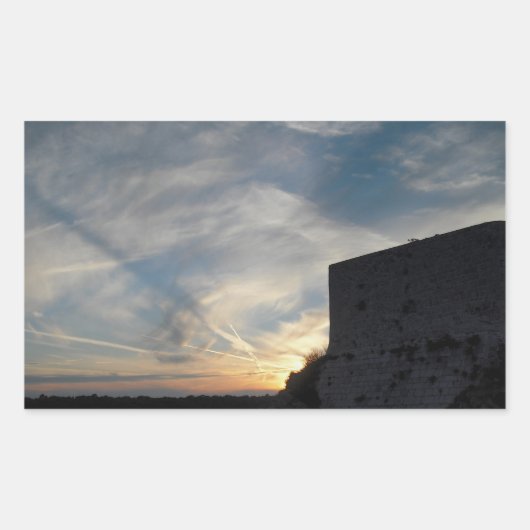Sticker Rectangulaire Croatian sunset (Devant)