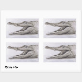 Sticker Rectangulaire Crocodile 2005 (Feuille)