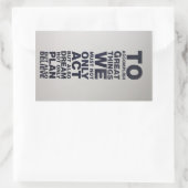 Sticker Rectangulaire croire (Sac)