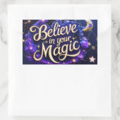 Sticker Rectangulaire Crois en ta lumière (Sac)