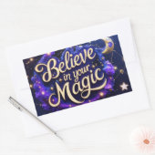 Sticker Rectangulaire Crois en ta lumière (Enveloppe)