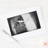 Sticker Rectangulaire croisement papillon (Enveloppe)