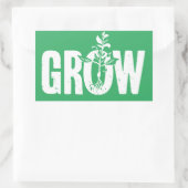 Sticker Rectangulaire Croissance (Sac)