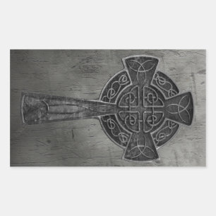 Sticker Rectangulaire Croix celtique