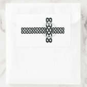 Sticker Rectangulaire Croix celtique (Sac)