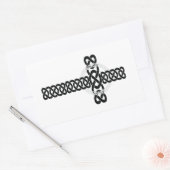 Sticker Rectangulaire Croix celtique (Enveloppe)