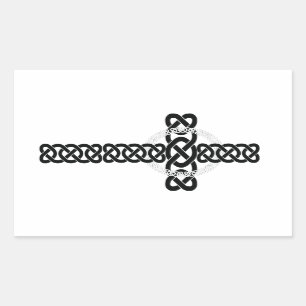 Sticker Rectangulaire Croix celtique