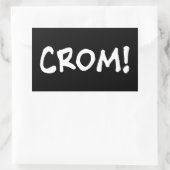 Sticker Rectangulaire Crom - Dieu De Conan (Sac)