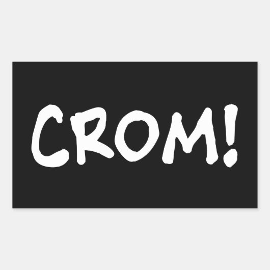 Sticker Rectangulaire Crom - Dieu De Conan (Devant)