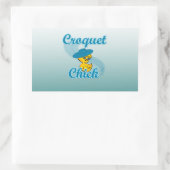 Sticker Rectangulaire Croquet Chick #3 (Sac)