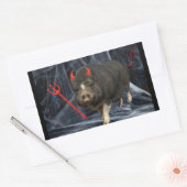 Sticker Rectangulaire Crowley Halloween! (Enveloppe)