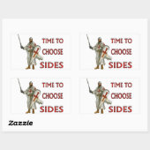 STICKER RECTANGULAIRE CRUSADER (Feuille)