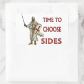 STICKER RECTANGULAIRE CRUSADER (Sac)