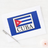 Sticker Rectangulaire Cuba (Enveloppe)