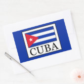 Sticker Rectangulaire Cuba (Enveloppe)