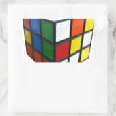Sticker Rectangulaire Cube de puzzle des années 1980 (Sac)