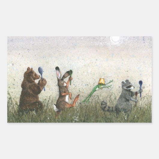 Sticker Rectangulaire Cuillère ! (Devant)