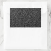 Sticker Rectangulaire Cuir noir Faux (Sac)