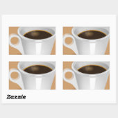 Sticker Rectangulaire Cuppa Cuppa Burnin' Love (Feuille)