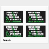 Sticker Rectangulaire CURE...Celiac (Feuille)