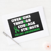Sticker Rectangulaire CURE...Celiac (Enveloppe)