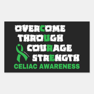 Sticker Rectangulaire CURE...Celiac