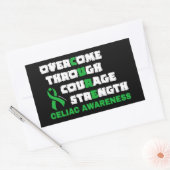 Sticker Rectangulaire CURE...Celiac (Enveloppe)