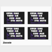 Sticker Rectangulaire CURE... Crohn's (Feuille)