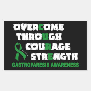 Sticker Rectangulaire CURE...Gastroparesis
