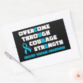 Sticker Rectangulaire CURE...Graves' (Enveloppe)