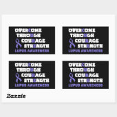 Sticker Rectangulaire CURE...Lupus (Feuille)