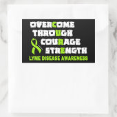 Sticker Rectangulaire CURE...Lyme (Sac)