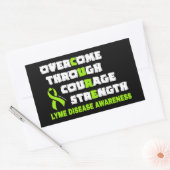 Sticker Rectangulaire CURE...Lyme (Enveloppe)